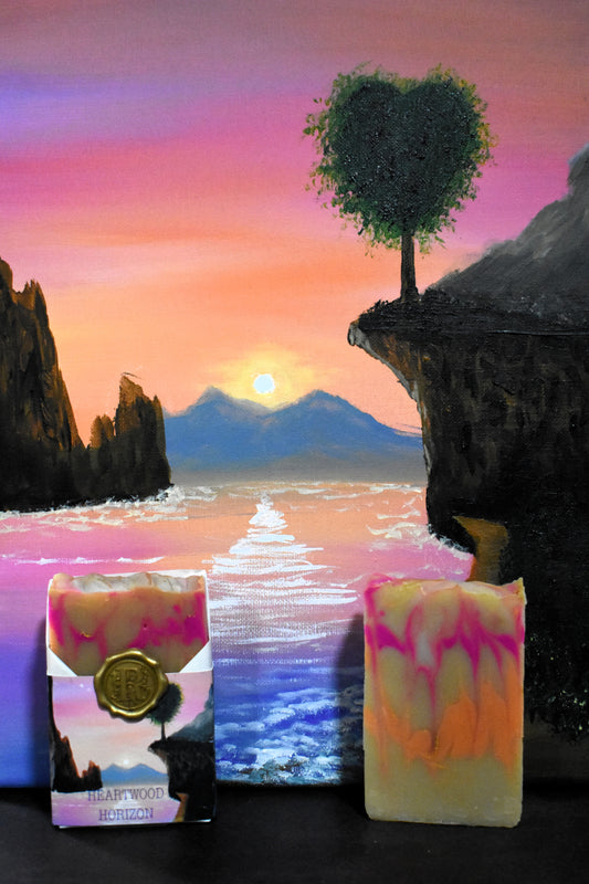 Heartwood Horizon – Handcrafted Soap | Blood Orange & Driftwood