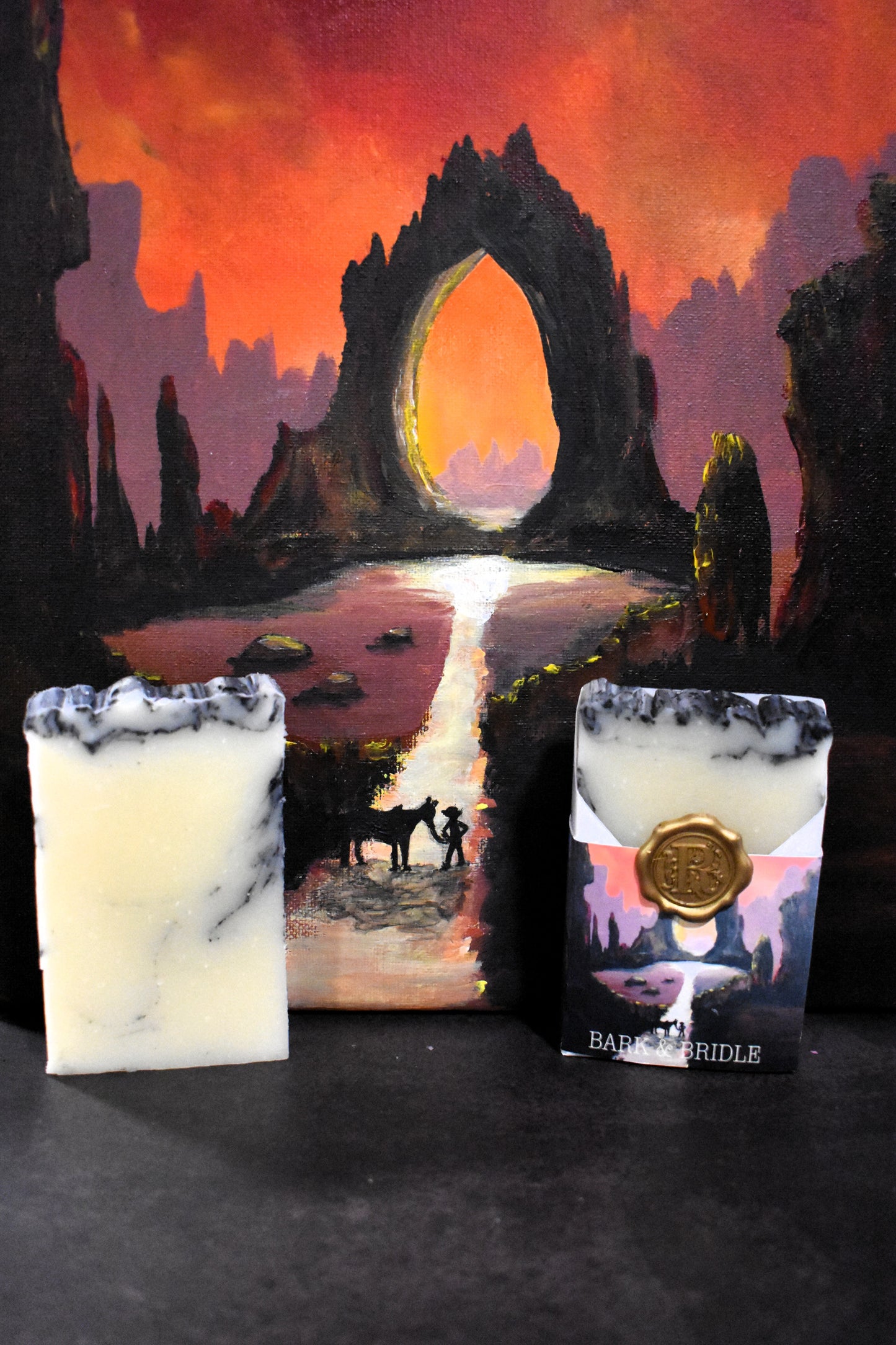 Bark & Bridle – Handcrafted Soap | Volcanic Sand & Leather