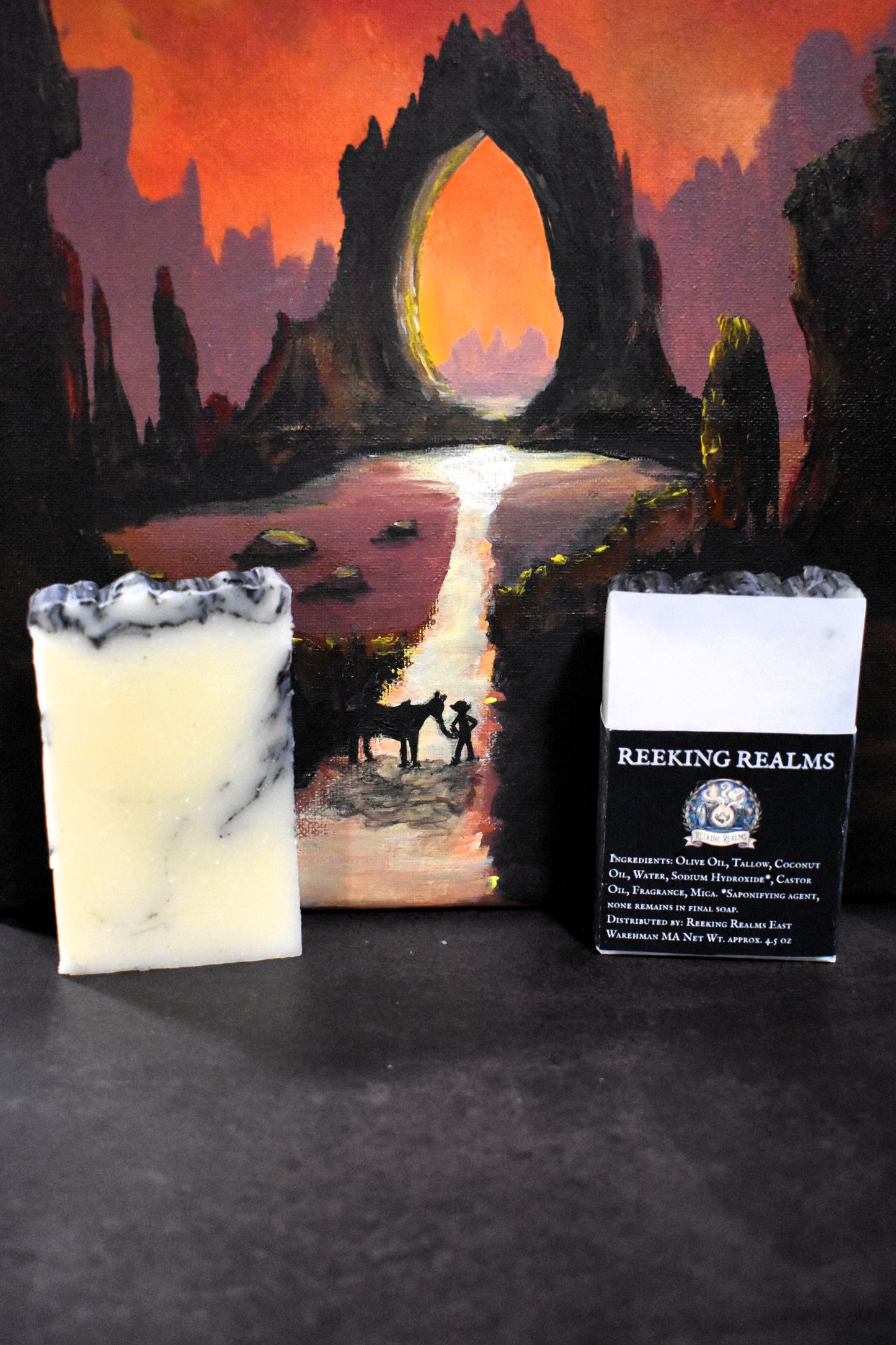 Bark & Bridle – Handcrafted Soap | Volcanic Sand & Leather