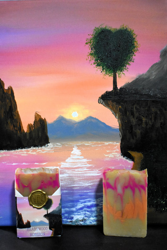 Heartwood Horizon – Handcrafted Soap | Blood Orange & Driftwood